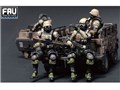 Acid Rain World FAV-A06 Sand Armored Trailer Set