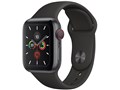 Apple Watch Series 5 GPS+Cellular���f�� 40mm MWX32J/A [�u���b�N�X�|�[�c�o���h]
