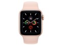 Apple Watch Series 5 GPS+Cellular���f�� 40mm MWX22J/A [�s���N�T���h�X�|�[�c�o���h]