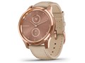 vivomove Luxe Leather 010-02241-71 [Light Sand/18K Rose Gold PVD]