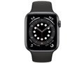 Apple Watch Series 6 GPS���f�� 44mm M00H3J/A [�u���b�N�X�|�[�c�o���h]