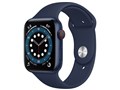 Apple Watch Series 6 GPS+Cellular���f�� 44mm M09A3J/A [�f�B�[�v�l�C�r�[�X�|�[�c�o���h]