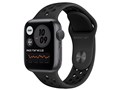 Apple Watch Nike Series 6 GPS���f�� 40mm M00X3J/A [�A���X���T�C�g/�u���b�NNike�X�|�[�c�o���h]