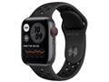 Apple Watch Nike Series 6 GPS+Cellular���f�� 40mm M07E3J/A [�A���X���T�C�g/�u���b�NNike�X�|�[�c�o���h]