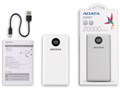 Power Bank AP20000QCD-DGT-CWH [�z���C�g]