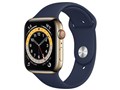 Apple Watch Series 6 GPS+Cellular���f�� 44mm MJXN3J/A [�S�[���h�X�e�����X�X�`�[���P�[�X/�f�B�[�v�l�C�r�[�X�|�[�c�o���h]