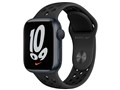 Apple Watch Nike Series 7 GPS���f�� 41mm MKN43J/A [�A���X���T�C�g/�u���b�NNike�X�|�[�c�o���h]