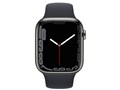 Apple Watch Series 7 GPS+Cellular���f�� 45mm MNAX3J/A [�O���t�@�C�g�X�e�����X�X�`�[���P�[�X/�~�b�h�i�C�g�X�|�[�c�o���h]