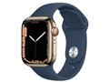 Apple Watch Series 7 GPS+Cellular���f�� 41mm MN9K3J/A [�S�[���h�X�e�����X�X�`�[���P�[�X/�A�r�X�u���[�X�|�[�c�o���h]