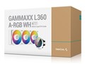 GAMMAXX L360 A-RGB WH DP-H12CF-GL360-ARGB-WH [�z���C�g]
