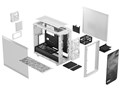 Meshify 2 Lite TG FD-C-MEL2A-04 [�z���C�g/�N���A]