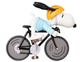 UDF BICYCLE RIDER SNOOPY