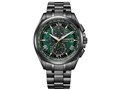 アテッサ エコ・ドライブ電波時計 ダイレクトフライト LIGHT in BLACK 2022 GREEN EDITION 限定モデル AT8049-61W