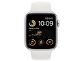 Apple Watch SE ��2���� GPS+Cellular���f�� 44mm MNQ23J/A [�V���o�[/�z���C�g�X�|�[�c�o���h]