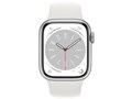 Apple Watch Series 8 GPS+Cellular���f�� 41mm MP4A3J/A [�V���o�[/�z���C�g�X�|�[�c�o���h]