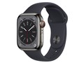 Apple Watch Series 8 GPS+Cellular���f�� 41mm MNJJ3J/A [�O���t�@�C�g�X�e�����X�X�`�[���P�[�X/�~�b�h�i�C�g�X�|�[�c�o���h]