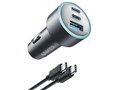 535 Car Charger with USB-C & USB-C �P�[�u�� B27310A1 [�u���b�N]