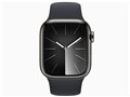Apple Watch Series 9 GPS+Cellular���f�� 41mm MRJ83J/A [�O���t�@�C�g�X�e�����X�X�`�[���P�[�X/�~�b�h�i�C�g�X�|�[�c�o���h S/M]