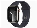 Apple Watch Series 9 GPS+Cellular���f�� 41mm MRJ83J/A [�O���t�@�C�g�X�e�����X�X�`�[���P�[�X/�~�b�h�i�C�g�X�|�[�c�o���h S/M]