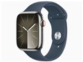 Apple Watch Series 9 GPS+Cellular���f�� 45mm MRMN3J/A [�V���o�[�X�e�����X�X�`�[���P�[�X/�X�g�[���u���[�X�|�[�c�o���h S/M]