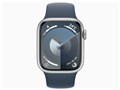 Apple Watch Series 9 GPS���f�� 41mm MR903J/A [�V���o�[/�X�g�[���u���[�X�|�[�c�o���h S/M]
