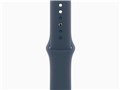 Apple Watch Series 9 GPS���f�� 41mm MR903J/A [�V���o�[/�X�g�[���u���[�X�|�[�c�o���h S/M]