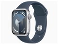 Apple Watch Series 9 GPS���f�� 41mm MR913J/A [�V���o�[/�X�g�[���u���[�X�|�[�c�o���h M/L]
