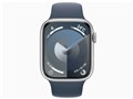 Apple Watch Series 9 GPS���f�� 45mm MR9D3J/A [�V���o�[/�X�g�[���u���[�X�|�[�c�o���h S/M]