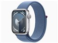 Apple Watch Series 9 GPS���f�� 41mm MR923J/A [�V���o�[/�E�C���^�[�u���[�X�|�[�c���[�v]