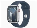 Apple Watch Series 9 GPS+Cellular���f�� 45mm MRMG3J/A [�V���o�[/�X�g�[���u���[�X�|�[�c�o���h S/M]