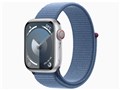 Apple Watch Series 9 GPS+Cellular���f�� 41mm MRHX3J/A [�V���o�[/�E�C���^�[�u���[�X�|�[�c���[�v]