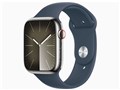 Apple Watch Series 9 GPS+Cellular���f�� 45mm MRMP3J/A [�V���o�[�X�e�����X�X�`�[���P�[�X/�X�g�[���u���[�X�|�[�c�o���h M/L]