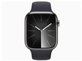 Apple Watch Series 9 GPS+Cellular���f�� 45mm MRMW3J/A [�O���t�@�C�g�X�e�����X�X�`�[���P�[�X/�~�b�h�i�C�g�X�|�[�c�o���h M/L]
