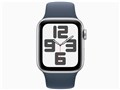 Apple Watch SE ��2���� GPS���f�� 40mm MRE13J/A [�V���o�[/�X�g�[���u���[�X�|�[�c�o���h S/M]