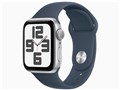 Apple Watch SE ��2���� GPS���f�� 40mm MRE13J/A [�V���o�[/�X�g�[���u���[�X�|�[�c�o���h S/M]