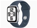 Apple Watch SE ��2���� GPS���f�� 40mm MRE23J/A [�V���o�[/�X�g�[���u���[�X�|�[�c�o���h M/L]