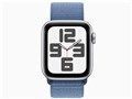 Apple Watch SE ��2���� GPS���f�� 40mm MRE33J/A [�V���o�[/�E�C���^�[�u���[�X�|�[�c���[�v]