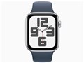 Apple Watch SE ��2���� GPS���f�� 44mm MREC3J/A [�V���o�[/�X�g�[���u���[�X�|�[�c�o���h S/M]