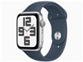 Apple Watch SE ��2���� GPS���f�� 44mm MREC3J/A [�V���o�[/�X�g�[���u���[�X�|�[�c�o���h S/M]