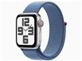 Apple Watch SE ��2���� GPS+Cellular���f�� 40mm MRGQ3J/A [�V���o�[/�E�C���^�[�u���[�X�|�[�c���[�v]