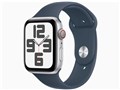Apple Watch SE ��2���� GPS+Cellular���f�� 44mm MRHF3J/A [�V���o�[/�X�g�[���u���[�X�|�[�c�o���h S/M]