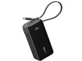 Power Bank (10000mAh Fusion Built-In USB-C �P�[�u��) A1637N11 [�u���b�N]