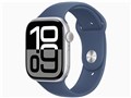 Apple Watch Series 10 GPS���f�� 46mm MWWL3J/A [�V���o�[�E�f�j���X�|�[�c�o���h S/M]