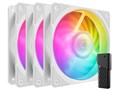 Mobius 120P ARGB White Edition 3-Pack Fan Kit MFZ-M2DW-243P2-R1 [�z���C�g]