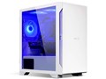 LEVEL�� Ryzen 5 4500�ERTX 4070 SUPER�E16GB�������E500GB NVMe M.2 SSD�ELEVEL-M1P5-R45-TTX-WHITE2 [�z���C�g]