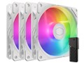 SickleFlow Edge 120 ARGB White Edition 3-Pack Fan Kit MFX-B2DW-253P2-R2 [�z���C�g]