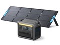 Solix C1000 Portable Power Station with Solix PS200 Portable Solar Panel B17615Z3
