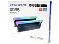 D5D6000-16G2A1-RGB-BK [DDR5 PC5-48000 16GB 2���g]
