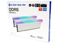 D5D6000-16G2A1-RGB-WH [DDR5 PC5-48000 16GB 2���g]