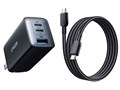 PowerPort III 3-Port 65W Pod with USB-C & USB-C �P�[�u�� B2667N12 [�u���b�N]